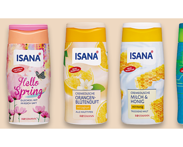 ISANA Duschen im neuen Design + mit neuer Rezeptur!