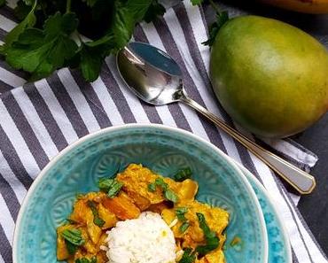 Bye Bye Schmuddelwetter: Bananen-Kokos-Curry mit Hähnchen