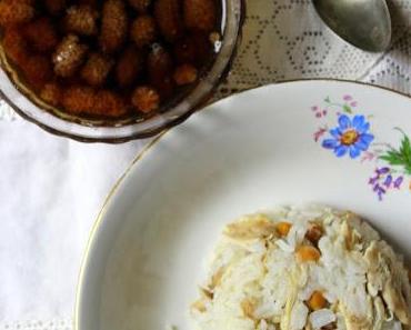 Lieblings Duo: Kompott mit Pilaw / Tavuklu-Nohutlu Pilav ve Dut Kompostosu