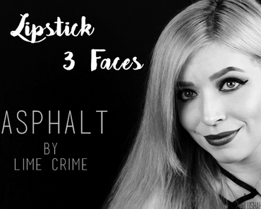 |1 Lipstick - 3 Faces| Asphalt by Lime Crime