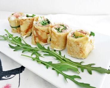 schnelle Lachsröllchen