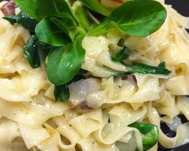 Tagliatelle, Vanille & Feldsalat