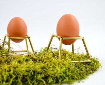 Ostern-DIY: Eierbecher aus Messing