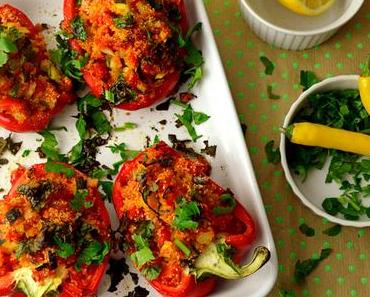 Vegan Stuffed Peppers nach Jamie Oliver