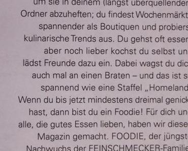 [Freitagsrezi] foodie – ein Ableger vom Feinschmecker