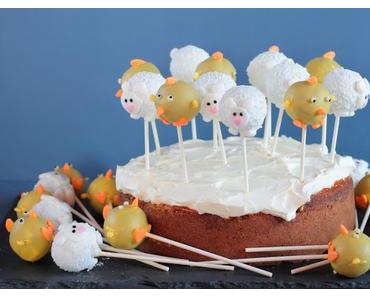 Karottenkuchen + Cakepops