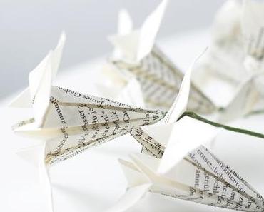 Papierblumen falten: Origami Lilien
