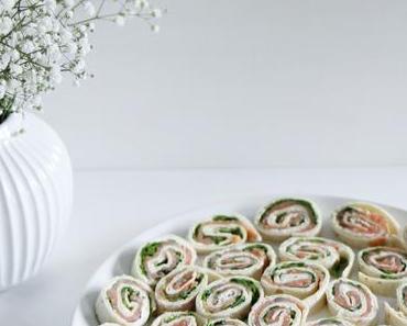 Lachsröllchen - eine kleine Leckerei zum Aperitif