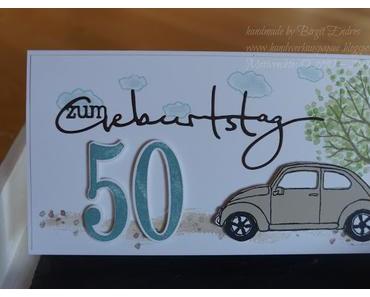 Männerkarte zum 50. Geburtstag
