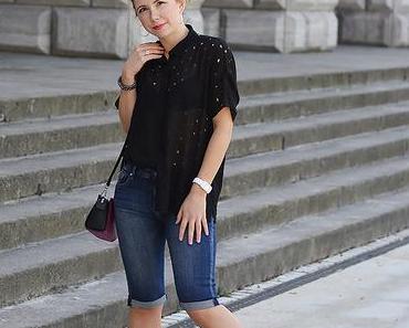 Outfit: Reebok X FACE Stockholm, punched Blouse and Michael Kors Minibag Outfit: Reebok X FACE Stockholm, punched Blouse and Michael Kors Minibag