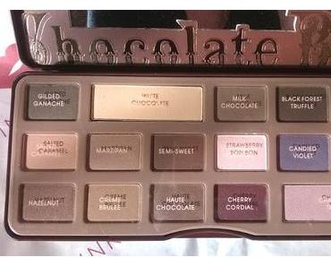 Too Faced Chocolate Bar Eye Shadow Collection + Aufgebraucht :)