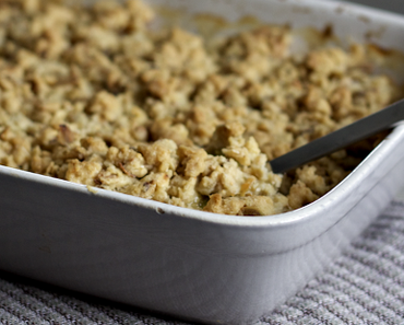 Rhabarber-Birnen Crumble