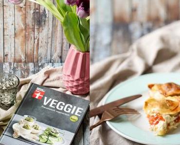 [cooks...] Vegetarian Quiche with Ravioli {Veggie}