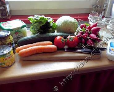 Salat im Glas - So geht es