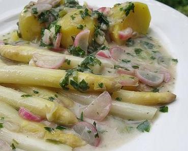 errötender Spargel