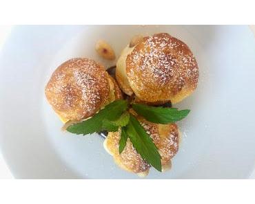 Profiteroles mit Schokosauce & Vanilleeis - einfach himmlisch!