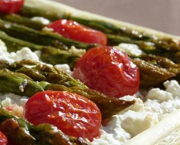 Nachgekocht: Karamellisierte Spargel-Tomaten-Tarte