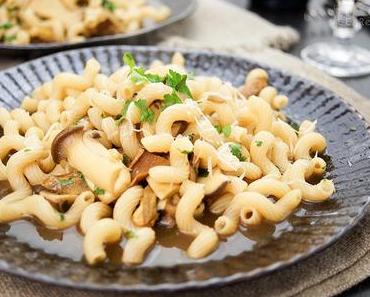 Pasta mit Pilz-Ragout