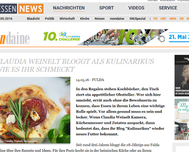 In eigener Sache: Kulinarikus im Interview auf Osthessen-News.de