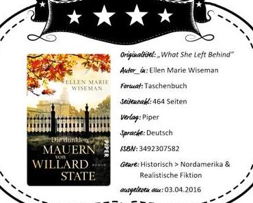 Ellen Marie Wiseman – Die dunklen Mauern von Willard State