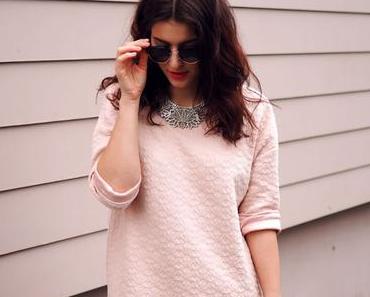 Monki Pink Sweater Dress
