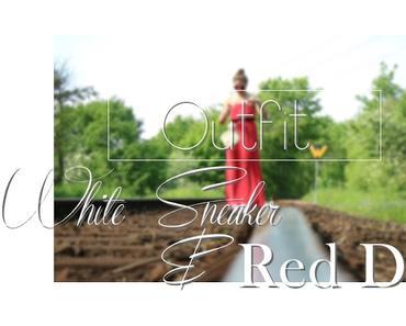 White Sneaker &Red; Maxidress