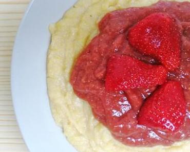 Sweet Polenta mit Erdbeer-Feigen-Mus