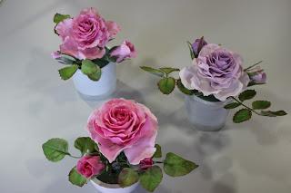 Rose aus Blütenpaste vom Kurs 04.06.2016