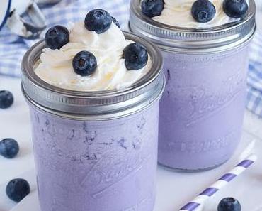 Blueberry Ice Cream Milk Shake
