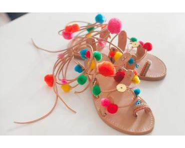 Mit Etsy zu DIY-Pompon-Sandalen