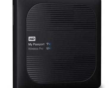 Externe WLAN-Festplatte mit Akku und SD-Leser