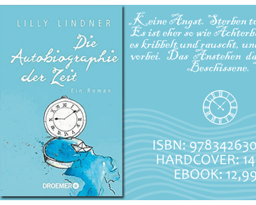 "Die Autobiographie der Zeit" - mein erstes Buch von Lilly Lindner