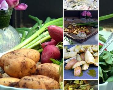 Quark und Neue Kartoffeln......