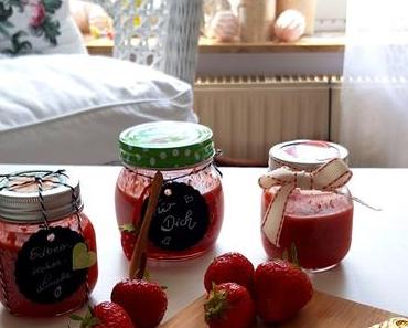 Drehtermin in meiner Küche: Marmelade aus Erdbeer, Kokos und Limette