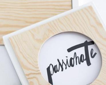 [DIY - Quickie] Passepartout aus Holz