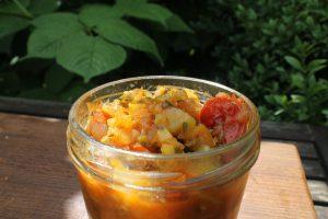 Zucchini-Chutney Slider