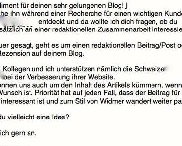 Verlockung per Mail