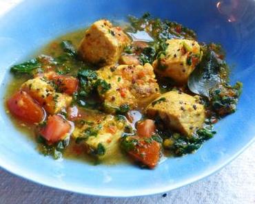 Curry-Lachs im Tomatensud