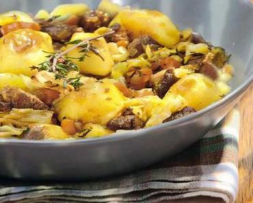 Irish Stew im Old Storehouse, Temple Bar, Dublin….