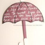 Regenschirme basteln-Stempelset Donnerwetter