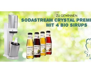 Lebenslust Sommergewinnspiel: SodaStream Crystal Premium mit 4 Bio-Sirups