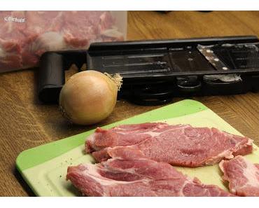 Mariniertes Schweinenackensteak