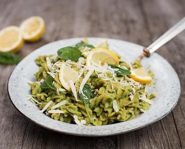 Superfood Pasta: Avocado Spinat