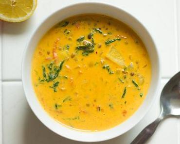 Linsen Spinat Suppe