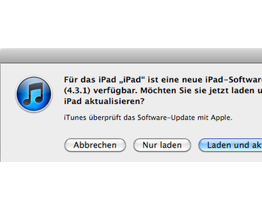Apple hat sich richtig beeilt und iOS 4.3.1 veröffentlicht