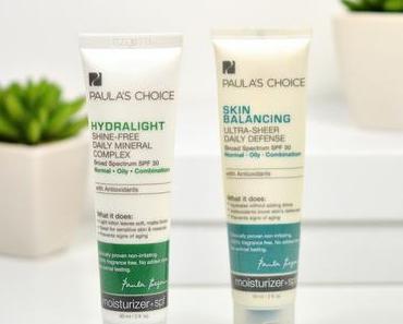 No Grease, please! 2 x Sonnenpflege von Paula's Choice im Vergleich