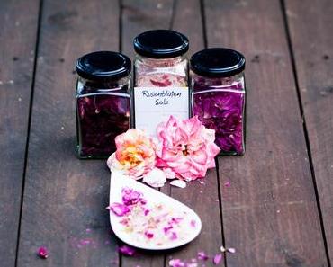 Rosenblütensalz selber machen