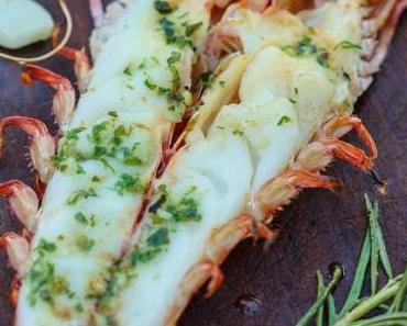 Black Tiger Garnelen mit Knoblauch-Petersilienbutter
