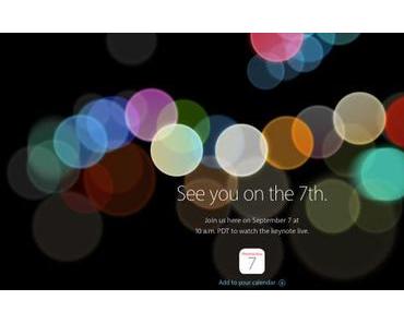 Das große September-Apple-Event 2016 beginnt um 19 Uhr