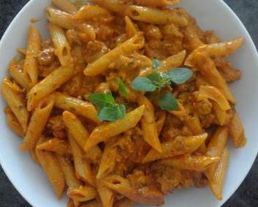 Pasta mit cremiger Sauce